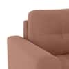Verona Premium 2 Seater Fabric Sofa in Mocha Mouse Velvet Colour
