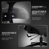 Kepler Brooks Eterna High Back Premium Office Chair in Black Colour
