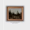 Artistry Grey Brown Forest Landscape Canvas Wall Prints Canvas Wall Prints Set of 1 Multicolor Matte