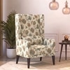 Morgen Lounge Chair in Rustic Palmette Floral Colour