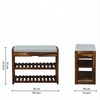 Shoe Rack Bench In Sheesham Wood Finsih