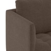 Florence Essential 3 Seater Fabric Sofa in Daschund Brown Colour