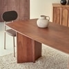 Copse Solid Wood 4 Seater Dining Table in Provincial Teak Finish