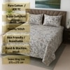 Niva Multicolor Floral 400 TC Cotton Flat Super King Size Bedsheet with 2 Pillow Covers – Threads
