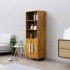 Hexa Engineered Wood Bookshelf Multipurpose Storage Rack in Giant Wood Colour
