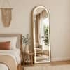 The Artment Gold Halo Arch Unbreakable Floor Mirror For Home (150 X 40 CM)