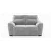 Adelaide Essential 2 Seater Fabric Sofa In Granite Weave