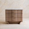 Dune Solid Wood Chest of Drawers in Brown Colour