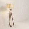Catapult Beige Jute Floor Lamp with Beige Jute Base
