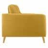 Rockson Fabric Sofa (Yellow)