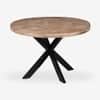 Vervella Shine Solid Wood 4 Seater Dining Table in Limewash Finish