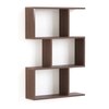 BLUEWUD Maple Engineered Wood Wall Decor Floating Shelf Display Rack Decorative Hall D�cor for Living Room Home Furniture (Wenge)