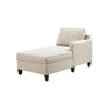Bali Fabric Chaise Launger in Cream Colour