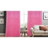 Velvet Floral Emboss Pack of 2 Blackout Window Curtains