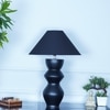 Lgnatio Metal Table Lamp With Black Cotton Shade
