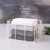 Cache Rectangle Wire Basket Ivory