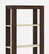 DCanape Pamir 3 Engineering Wood Book Shelf Dark Acacia Light Acacia Finish