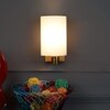 Eliante Modern Wall Lights Mild Steel & Glass Material Antique Gold & White Finish