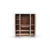 Andrie Engineered Wood 4 Door Cupboard with Mirror