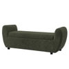 Redol Boucle 2 Seater Ottoman Bench with Storage  in Olive Green  Color