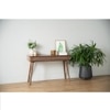 Scandinavian Dover Oak Console Table in Brown Colour