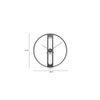 Modern Black Wall Clock