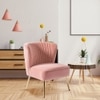 Beato Fabric Accent Chair in Pink Colour