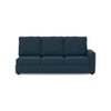 Apollo Compact Sofa (Colour : Indigo Blue, Cushion : Soft, Back Type : High Back, Seating Capacity : Left Aligned 3 Seater + Left Aligned Chaise + Ottoman)
