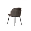 Fawn Fabric Dining Chair in Grey Colour