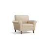 Oxford 1 Seater Fabric Sofa in Pearl Colour