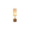 Parker Wood Table lamp with Bamboo Shade