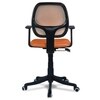 Jaazza Low Back Ergonomic Chair in Orange Colour