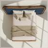Elowen Softline King Size Bed in velvet With Oak wood Frame & Hydraulic Storage