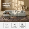Zenliving Wood 3 Seater With Upholstery Non Storage Sofa In Grey Colour
