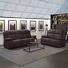 Griffin Recliner Three Seater - Dark Chocolate