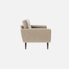 Faro Velvet 3 Seater Sofa in Cream Colour