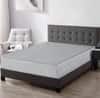 Springtek Waterproof Mattress Protector Premium Cotton Mattress Bed  Cover75x60 in Grey