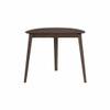 Scandinavian Khasa Dining Table Brown Cocoa Finish