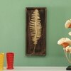 W-Bay Abstract Metal Wall Decor in Gold Set of 1