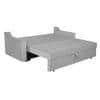 Step 3 Pull Out Sofa Cum Bed In Grey Colour