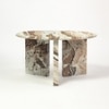 Sawar Marble Coffee Table In Creem Finish