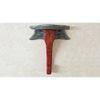 Hawley Red & Grey Handpainted Solid Wood Elephant trunk Wall Shelf by Dioo Fashions