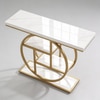 Orbitra Metal Console Table in Gold Colour
