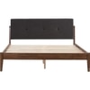 Scandinavian Tucker King Bed Cocoa Finish