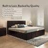 Astoria Solid Wood King Size Box Storage Bed In Mahogany Finish