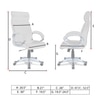 Wiwneags High Back Executive Chair in White Colour
