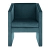 Shuntina Fabric Accent Chair in Teal Blue Colour