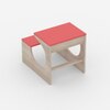 Montessori Toddler Activity Table & Chair in Oak and Red