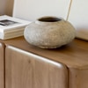 Adonis Solid Mango Wood Sideboard with 3 Door in White Wash Finish