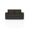 Apollo High Back 2 Seater  Fabric Sofa In Stone Grey Velvet Colour
